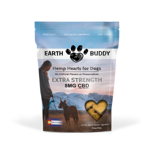 Hemp Dog Chews Extra Strength Hearts 8mg