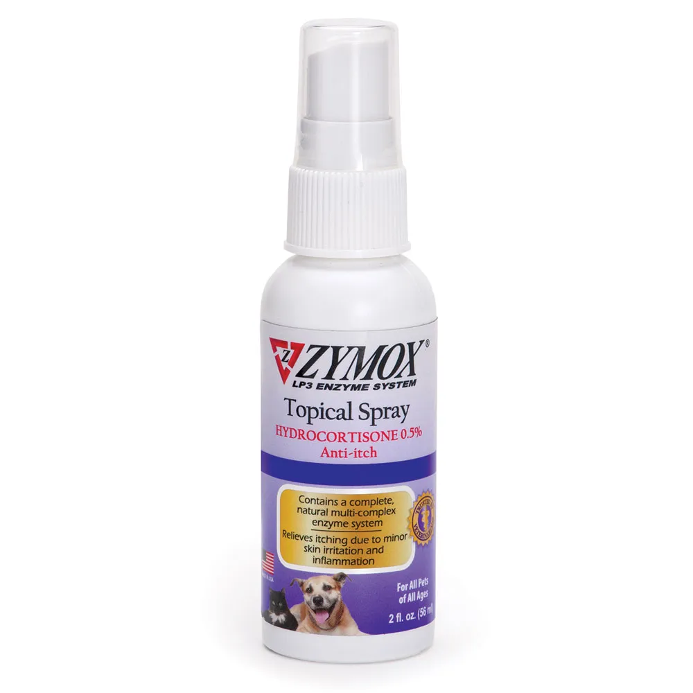 ZYMOX Anti-Itch .5% Hydrocortisone Topical Spray